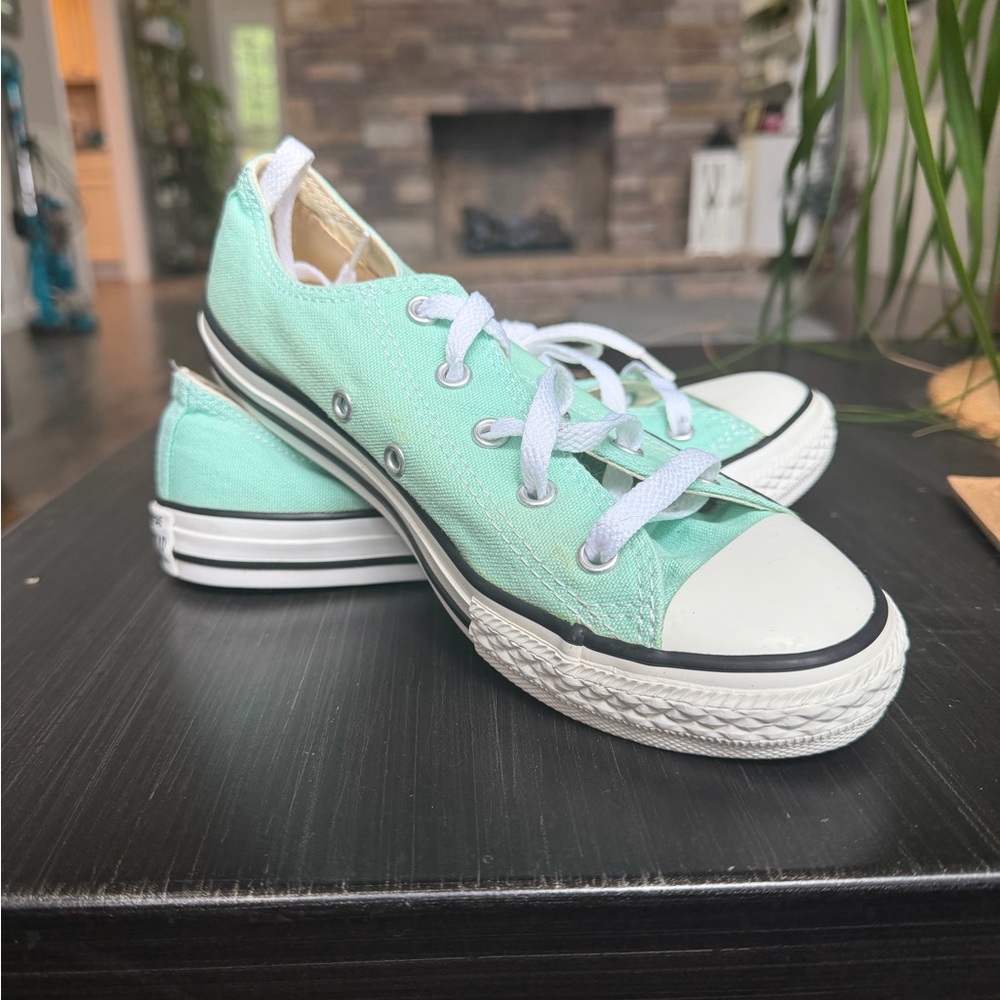 Mint Green Low-Top Converse